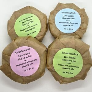 Rosemary Lavender & Peppermint Shampoo Bars, Syndet Bar Vegan(PHbalance 5.0-6.0)